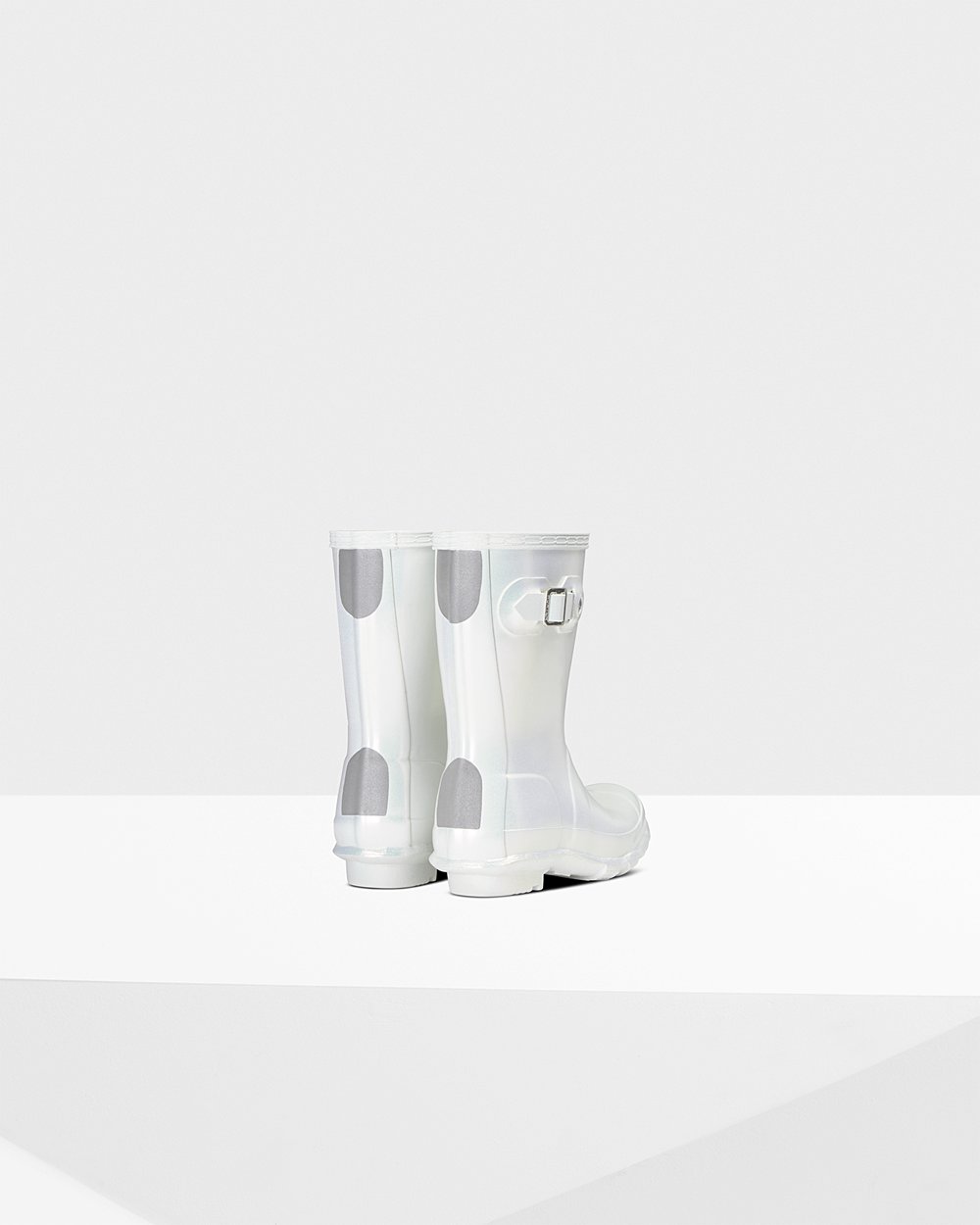 Kids Rain Boots - Hunter Original Little Nebula (68ZJFLNOK) - Silver